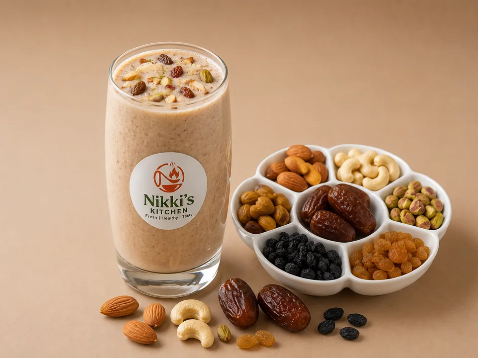 Dry Fruit Smoothie from Nikki’s Kitchen