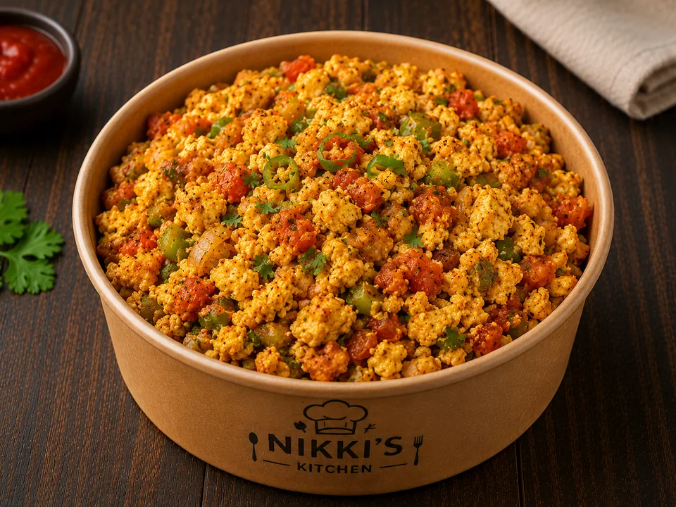 Paneer Bhurji from Nikki’s Kitchen