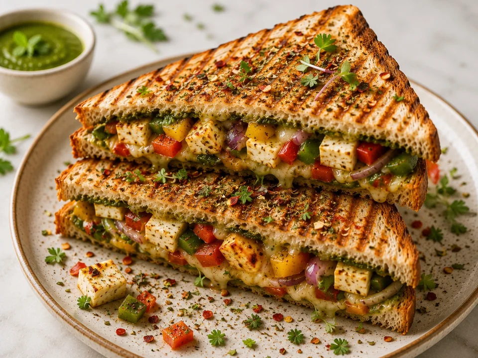 Paneer Veg Sandwich from Nikki’s Kitchen