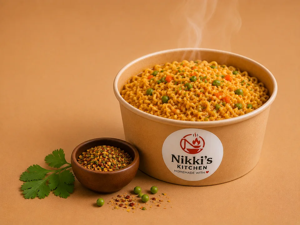 Veg Masala Maggi from Nikki’s Kitchen