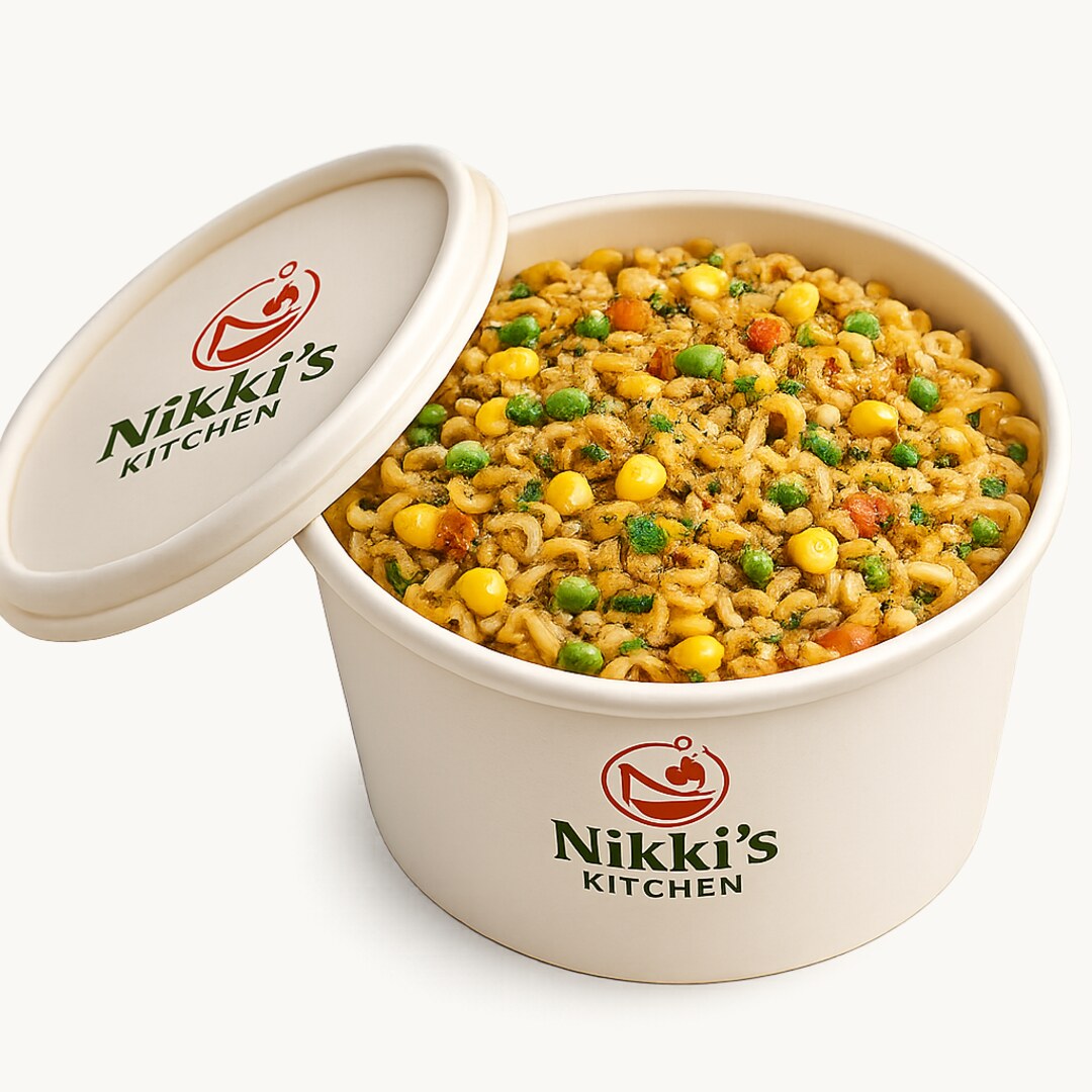 Corn Masala Maggi from Nikki’s Kitchen