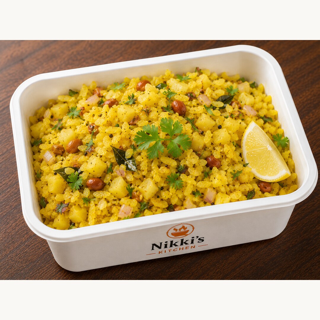 Kanda Batata Poha from Nikki’s Kitchen