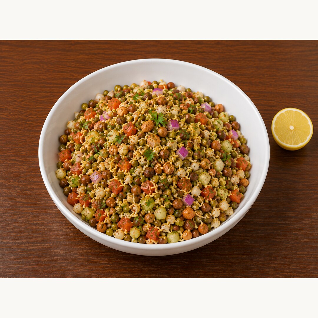 Mixed Sprouts Protein Chaat from Nikki’s Kitchen